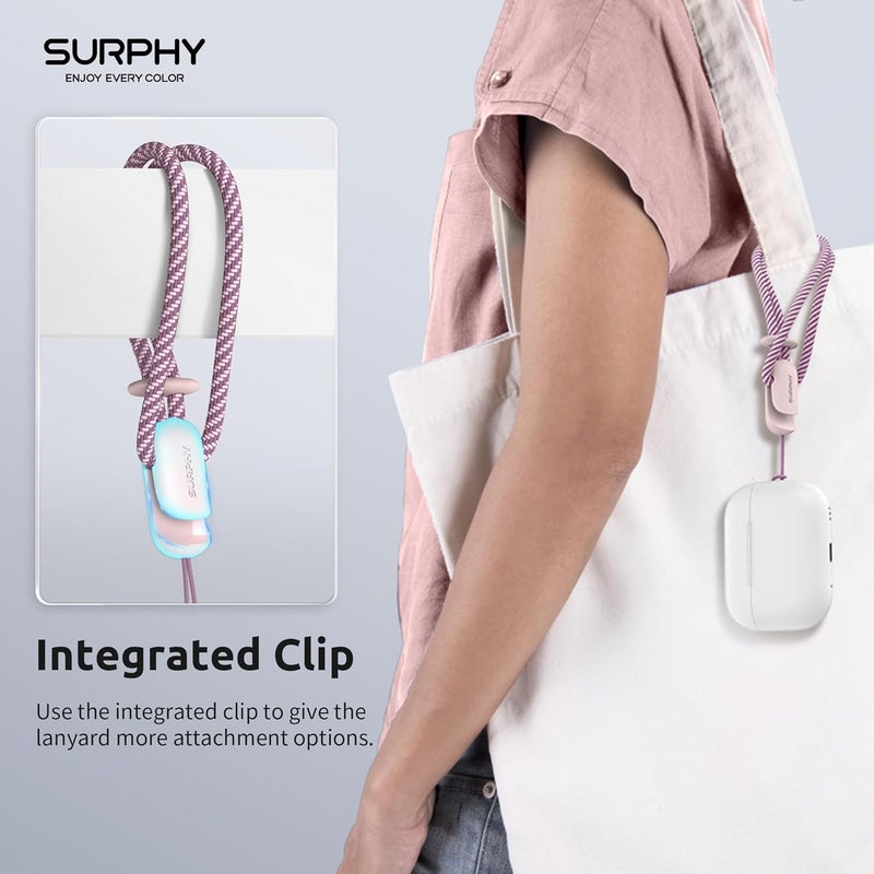 SURPHY 3 Pack Phone Wrist Strap with CellPhone Tether Tab, Cellphone Lanyard, Phone Strap with 2-Color Braided, Wrist Lanyard - Image 4